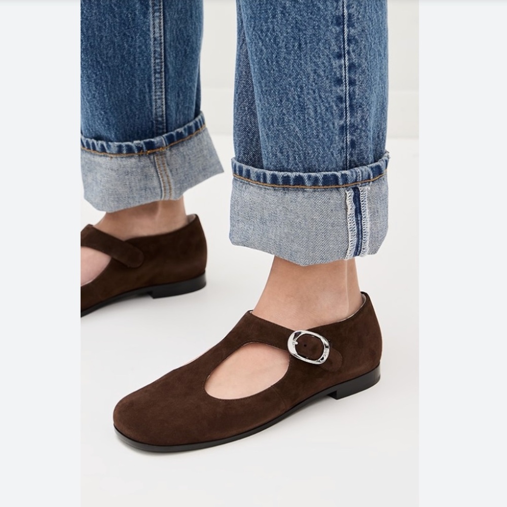 Tory Burch VIOLET T-STRAP Brown